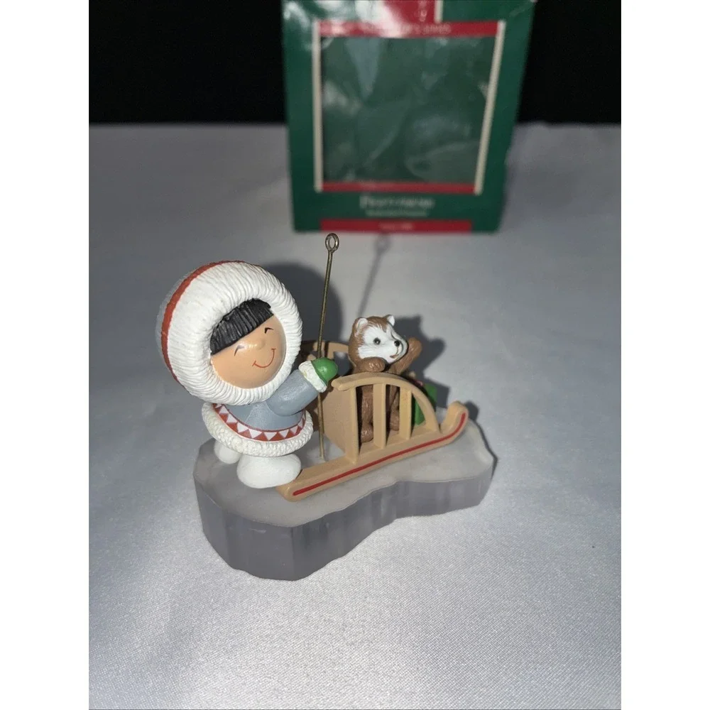 Vintage 1989 Hallmark Frosty Friends Christmas Ornament 10th In Series QX457-2